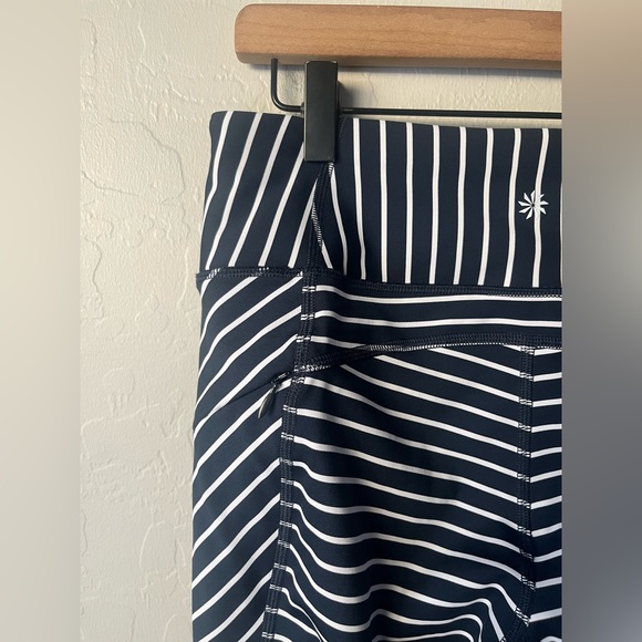 Athleta contender high rise striped leggings with pockets small - Picture 8 of 12